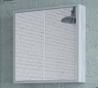 Зеркало-шкаф "Айрон 60", серый/арт