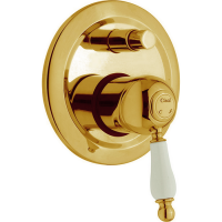 CISAL Arcana Empress Внешняя часть встраиваемого однорычажного смесителя для ванны/душа, цвет золото