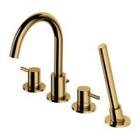 Смеситель для ванны на 4 отверстия OMNIRES Y Y1232GL (золото)