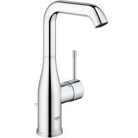 Смеситель для раковины GROHE Essence+ с донным клапаном и высоким изливом, хром (32628001) Смеситель для раковины GROHE Essence+ с донным клапаном и высоким изливом, хром (32628001)