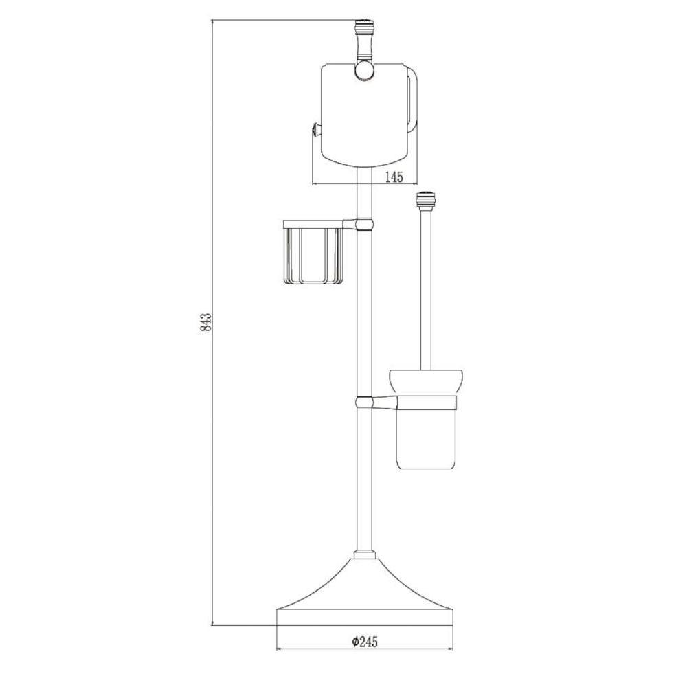 Напольная стойка Savol S-0Y580C, бронза