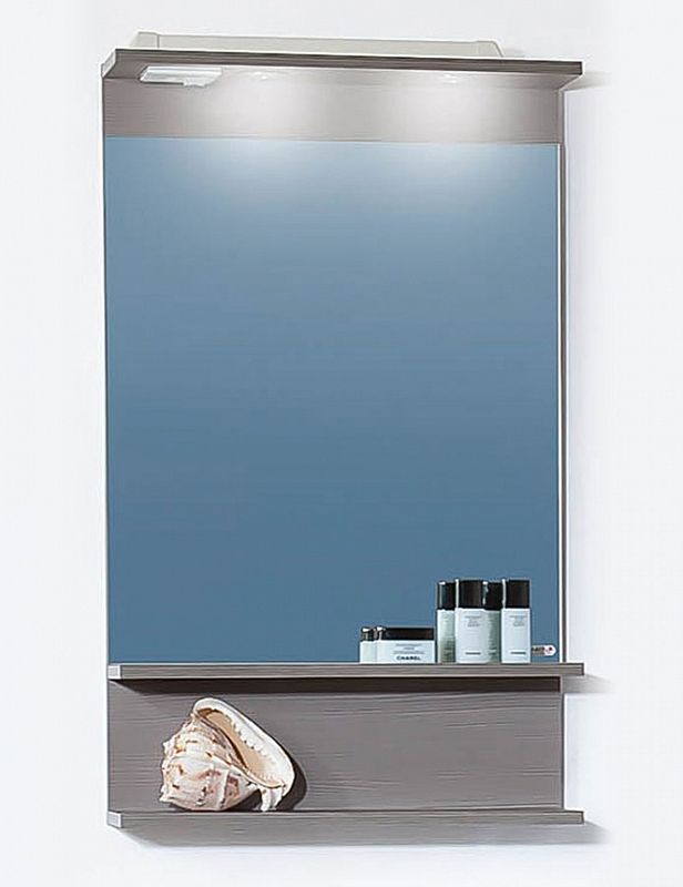 Зеркало Бриклаер Чили/Куба 55 с подсветкой Венге