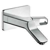 AX Urquiola Встраиваемый смеситель для раковины, на 1 отв, излив 200мм, с незапираемым донным клапаном (внешняя часть), цвет: хром AX Urquiola Встраиваемый смеситель для раковины, на 1 отв, излив 200мм, с незапираемым донным клапаном (внешняя часть), цвет: хром