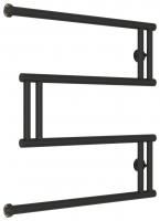 Полотенцесушитель водяной High-Tech model "M+" 600х600 (МУАР Темный Титан)