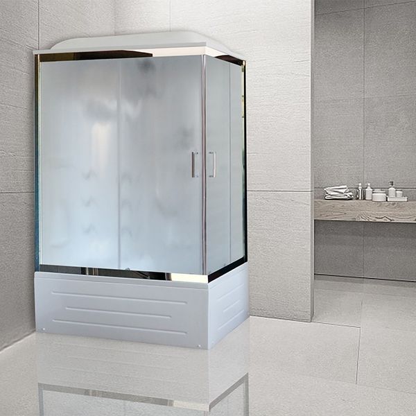 Душевая кабина Royal Bath BP 100х80 RB8100BP2-M-CH-L с гидромассажем стекло матовое задняя стенка Белая Душевая кабина Royal Bath BP 100х80 RB8100BP2-M-CH-L с гидромассажем стекло матовое задняя стенка Белая