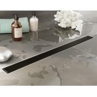 Plumberia Selection Трап душевой PS MODULAR 4x70 2устор. накладка из нерж.стали, комбинир.затвор с горизонт. Выпуском Ду 50мм,40л/мин, черн.матов.