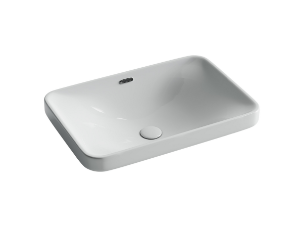 Умывальник прямоугольный встраиваемый сверху в столешницу Элемент (Element) 605x415x185мм