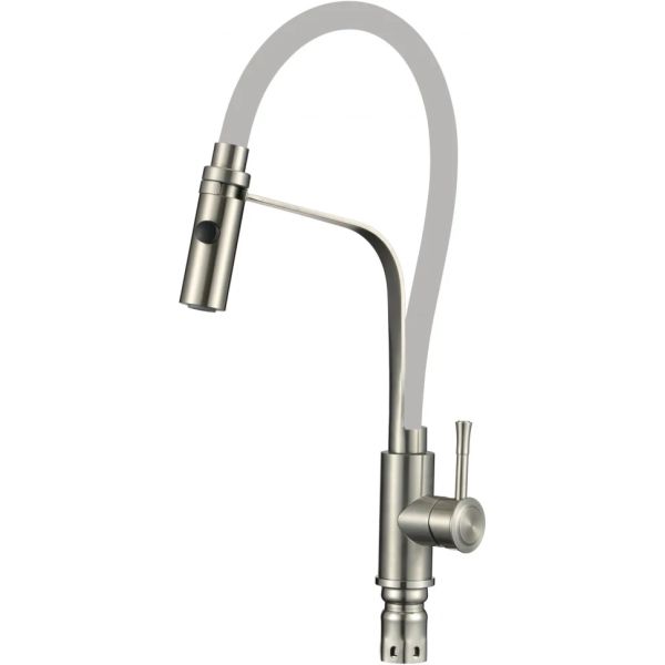 Смеситель для кухни с гибким изливом Savol S-SUS6012-04, сатин