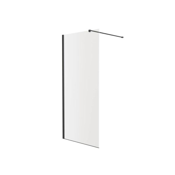 Душевая перегородка Knotlor WI090CG0GM 90х200, оружейная сталь