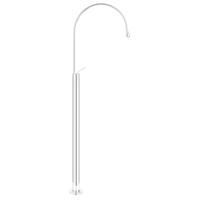 Gessi Goccia Напольный смеситель для раковины (без встраиваемой части), излив 389мм R=197, цвет: белый