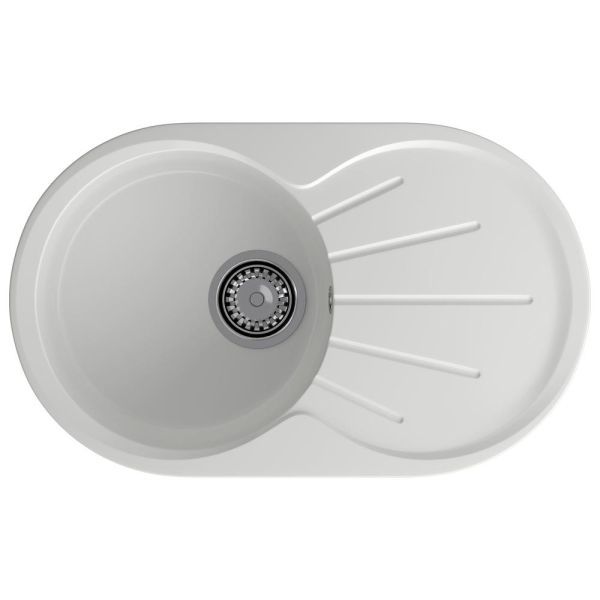 Кухонная мойка GranFest RONDO 750L, иней