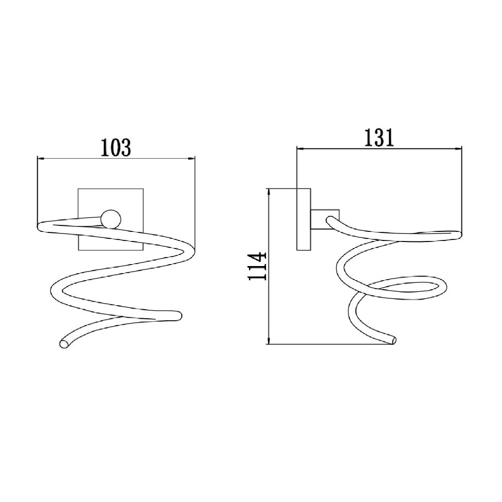 Держатель для фена Savol S-009555, хром, артикул S-009555