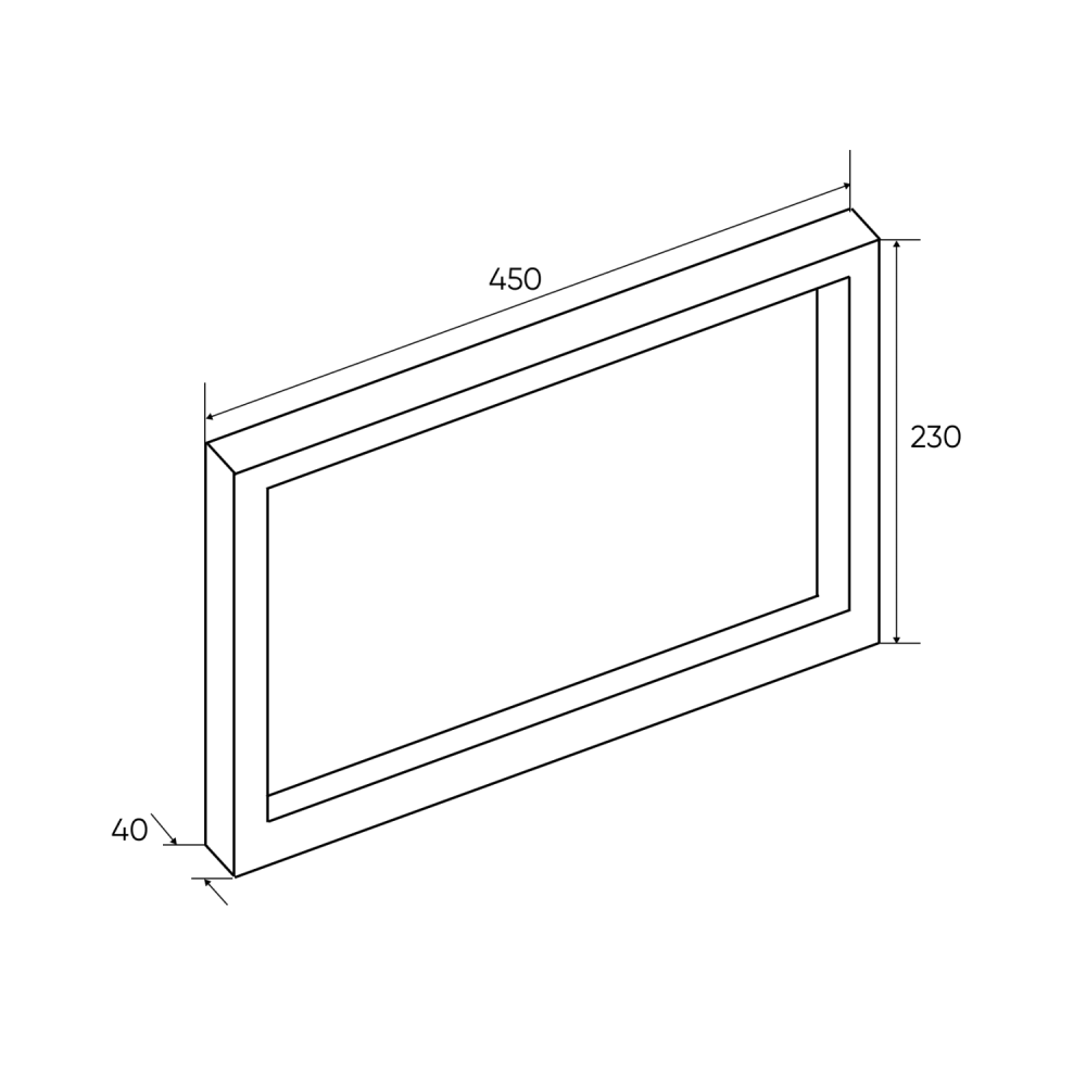 Кронштейн VIANT П-образный черный, комплект 2 шт. (VKRCH4523-P), артикул VKRCH4523-P