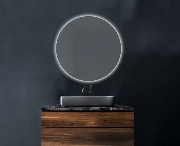 Xpertials Siro, зеркало Ø120 см, 1 датчик: LED подсветка с регулировкой яркости