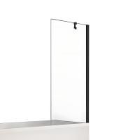 Шторка для ванны NEW TRENDY NEW SOLEO BLACK 100 см P-0081 (черный)