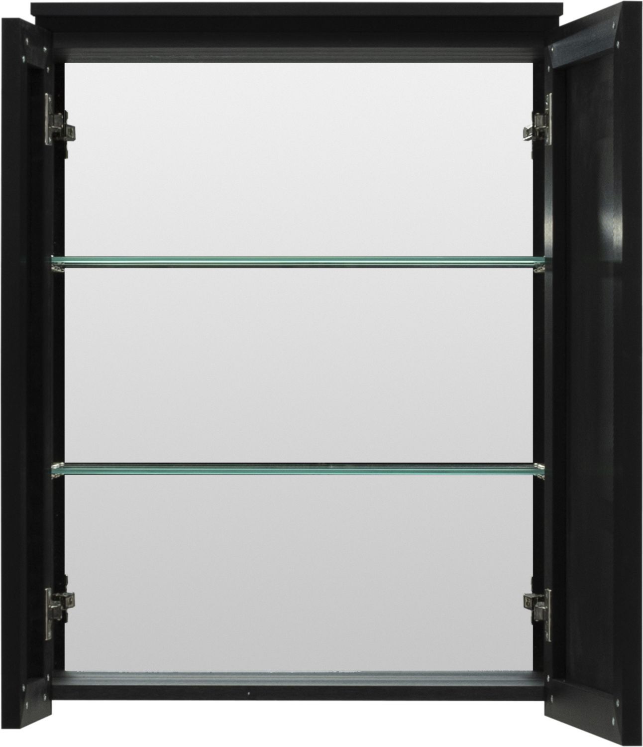 Зеркальный шкаф De Aqua Алюминиум 60 черный