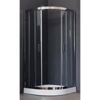 Душевой уголок Royal Bath RB-L-3001-4 90х90 без поддона профиль Хром стекло прозрачное