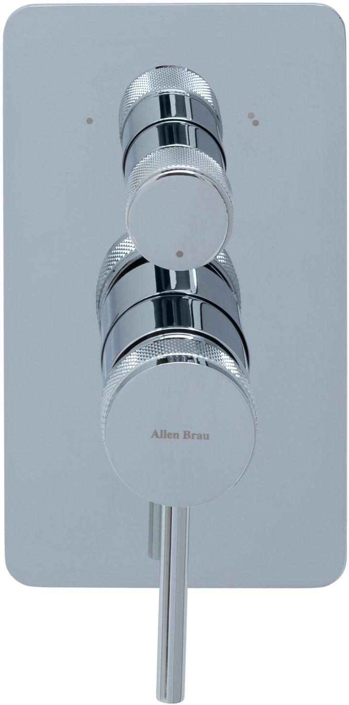 Смеситель для ванны Allen Brau Priority 5.31A11-00 (с внутренней частью, 3 выхода) хром, артикул 5.31A11-00