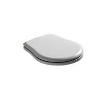 KERASAN Retro Сиденье для унитаза, цвет белый/золото