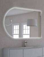 Зеркало Cezares 120 с увеличительным зеркалом, со встроенной LED подстветкой, системой Антизапотевания, риверсивное 45030, 1200х800 с подстветкой