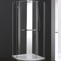 Душевой уголок Cezares Bergamo R-1 Arco 100x100 BERGAMO-W-R-1-100-ARCO-C-Cr-L-IV IV профиль Хром стекло прозрачное