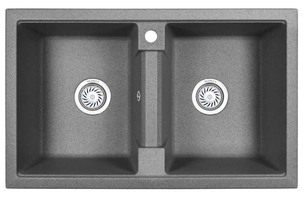 Кухонная мойка Granula 8101, ГРАФИТ, артикул 8101, ГРАФИТ