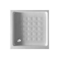 KERASAN Retro поддон угловой квадратный 80х80см, диаметр слива 90, цвет белый