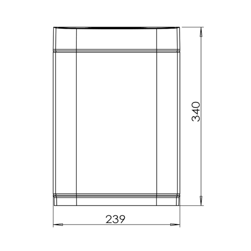 Сенсорное ведро JAVA S-883-9L, 9 литров