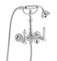 Смеситель The One с ручным душем для ванны. Прозрачные кристаллы Swarovski, цвет хром