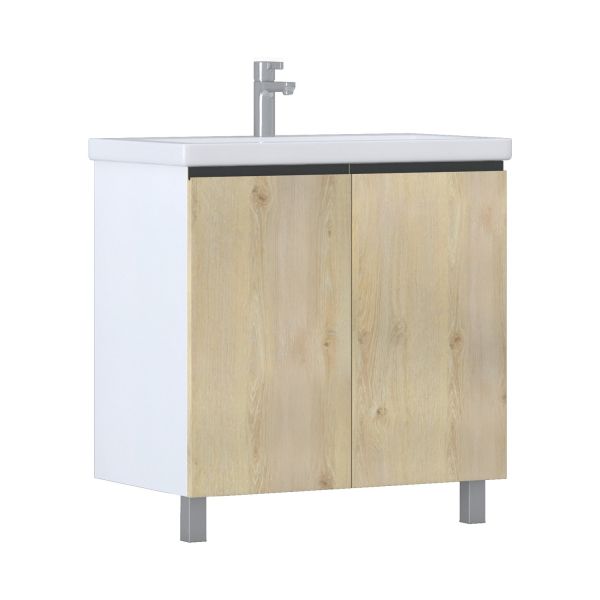 Тумба VIGO Yuma 800-2-0 под раковину Ц0000005955 (Como), поставляется в разобранном виде (347)