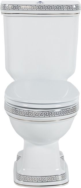 Унитаз биде Creavit Klasik KL310-00CB00E-XA00 Белый с декором без бачка и сиденья