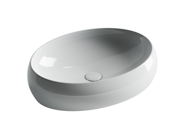 Умывальник чаша накладная овальная Элемент (Element) 560x390x150мм