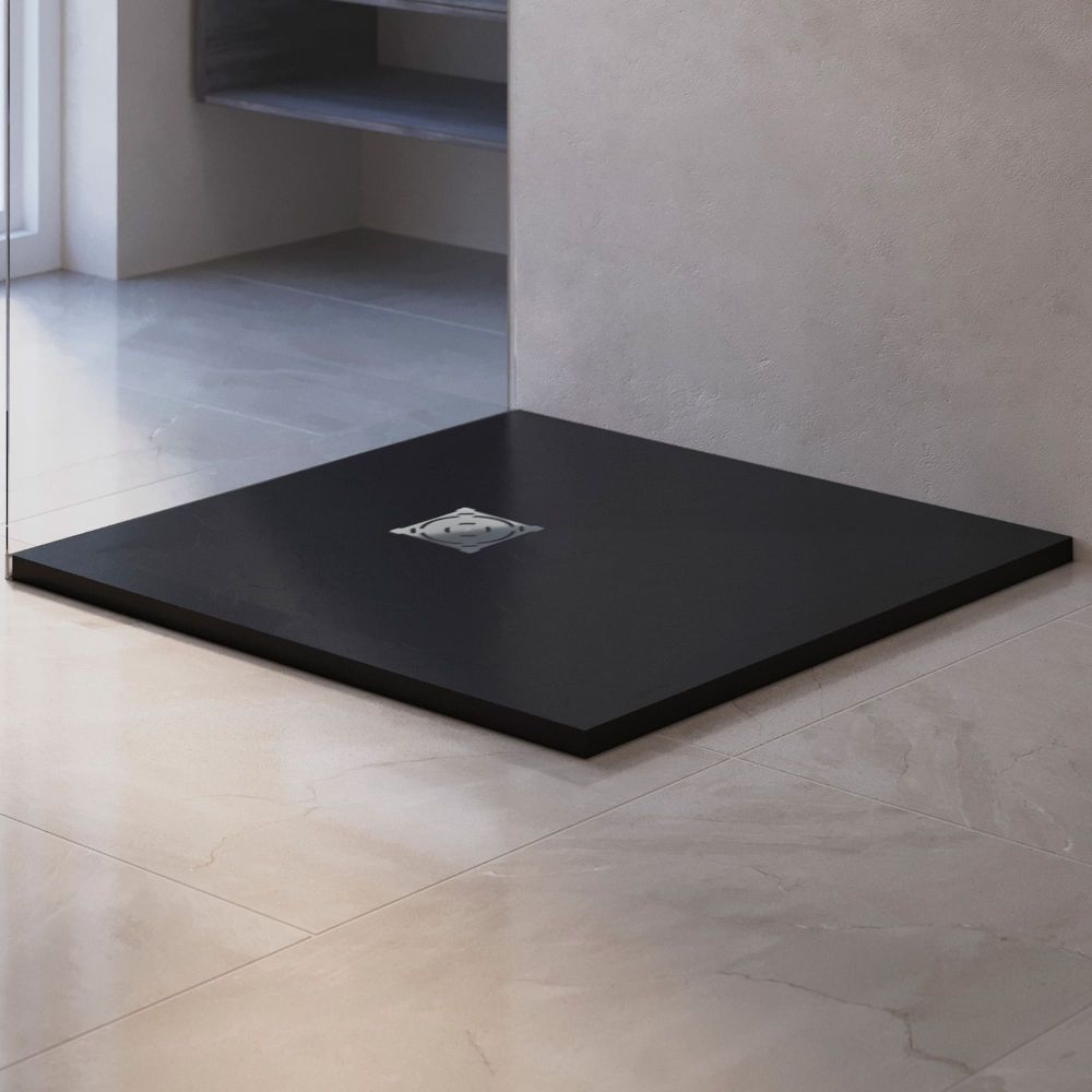 Душевой поддон квадратный RGW ST-B Черный