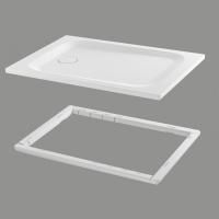 BETTE Душевой поддон 150х100 см, супертонкий 3,5 см, с отв-м слива d=90мм, цвет белый