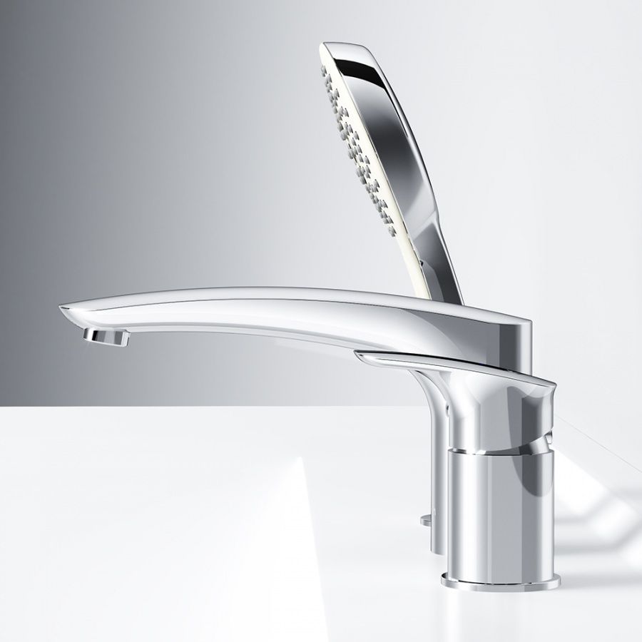 F50A01300 Inspire V2.0, смеситель на борт ванны, трёхсекционный, излив мм, хром, шт F50A01300 Inspire V2.0, смеситель на борт ванны, трёхсекционный, излив мм, хром, шт