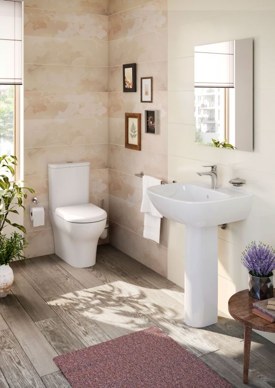 Унитаз компакт Vitra Zentrum 9012B003-7201 с бачком и сиденьем