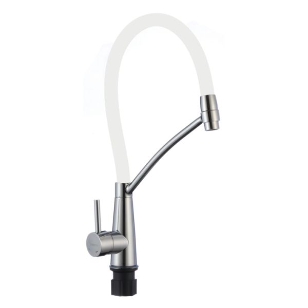 Смеситель для кухни с гибким изливом Fmark FS8255A-02, хром