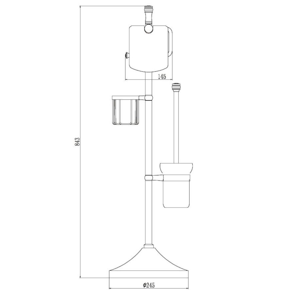 Напольная стойка Savol S-0Y580B, золото