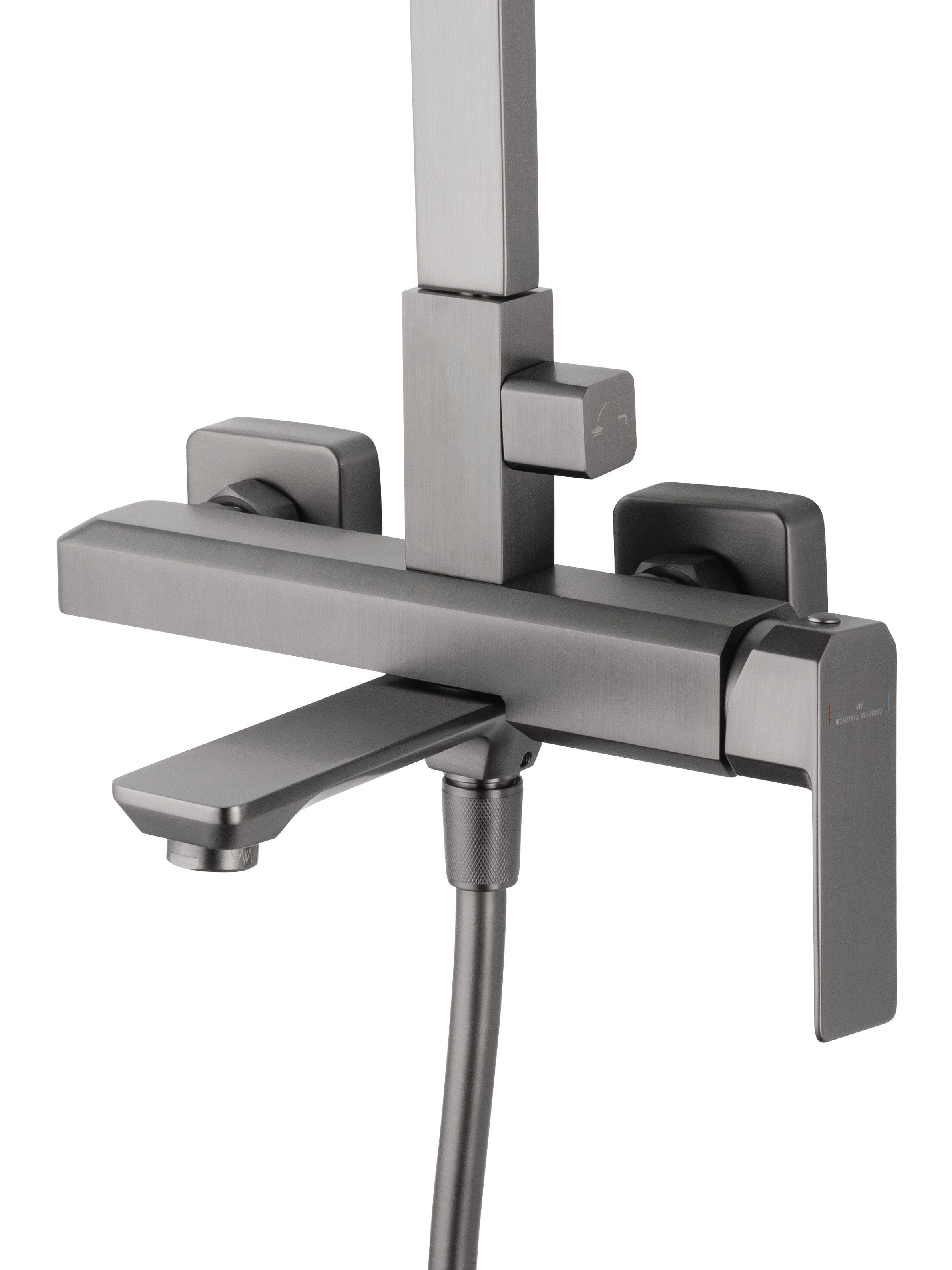 Душевая система WONZON & WOGHAND DIAMOND, Темный графит (WW-88739011-BGM)