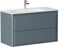 Тумба под раковину Allen Brau Paris 100 1.360002.BGM синий матовый