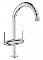 Смеситель GROHE Atrio New двухвентильный для раковины на 1 отверстие, хром (21022003) Смеситель GROHE Atrio New двухвентильный для раковины на 1 отверстие, хром (21022003)
