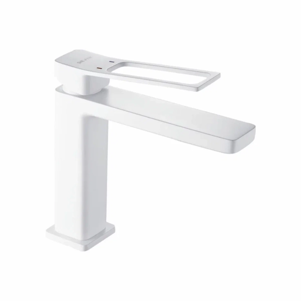 Смеситель для раковины Shevanik S6901C, белый