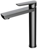 Смеситель Lagos Gun Metal для раковины, высокий, артикул: LG25GM