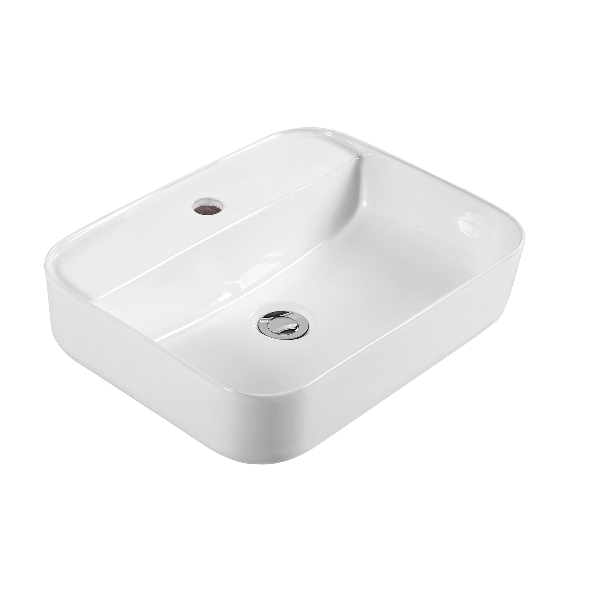 Раковина накладная для установки на столешницу AQUATEK ВЕГА AQ5506-00, 500*395*140 мм, с отверстием под смеситель, цвет белый Раковина накладная для установки на столешницу AQUATEK ВЕГА AQ5506-00, 500*395*140 мм, с отверстием под смеситель, цвет белый