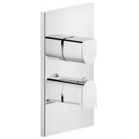 GESSI Rilievo Встраиваемый смеситель для душа, термостатический, на 1 источник (внешние части), цвет: хром