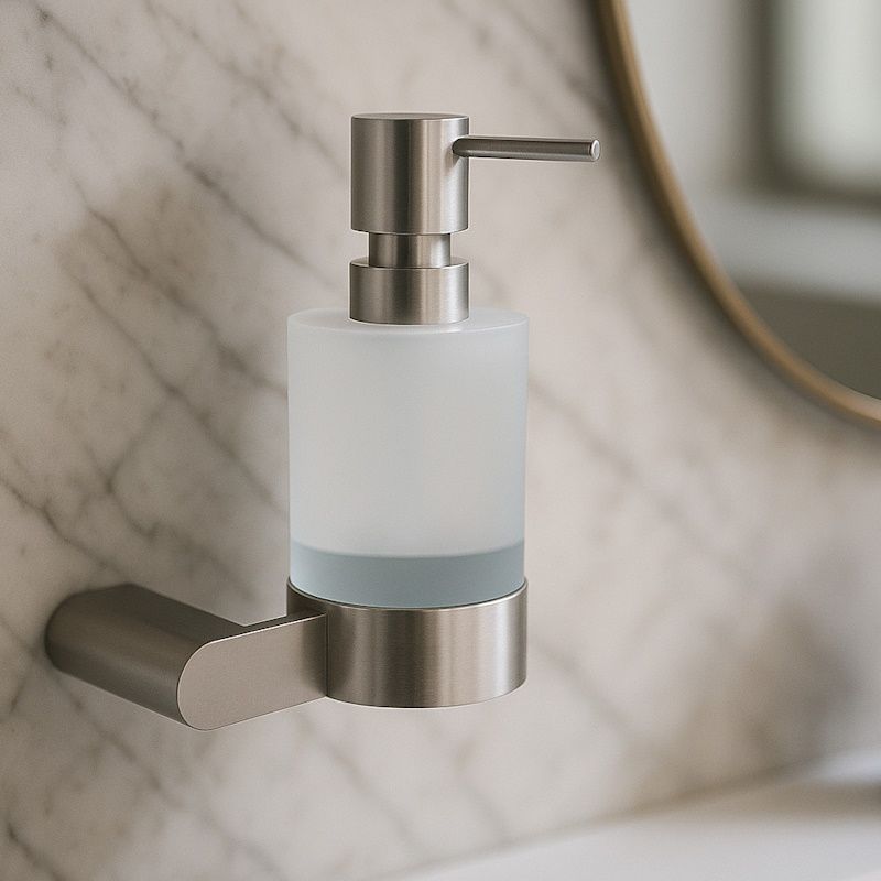 Дозатор жидкого мыла Knotlor LD102BS, сатин