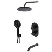 Душевая система WasserKRAFT Elbe A177477 с термостатом Черная