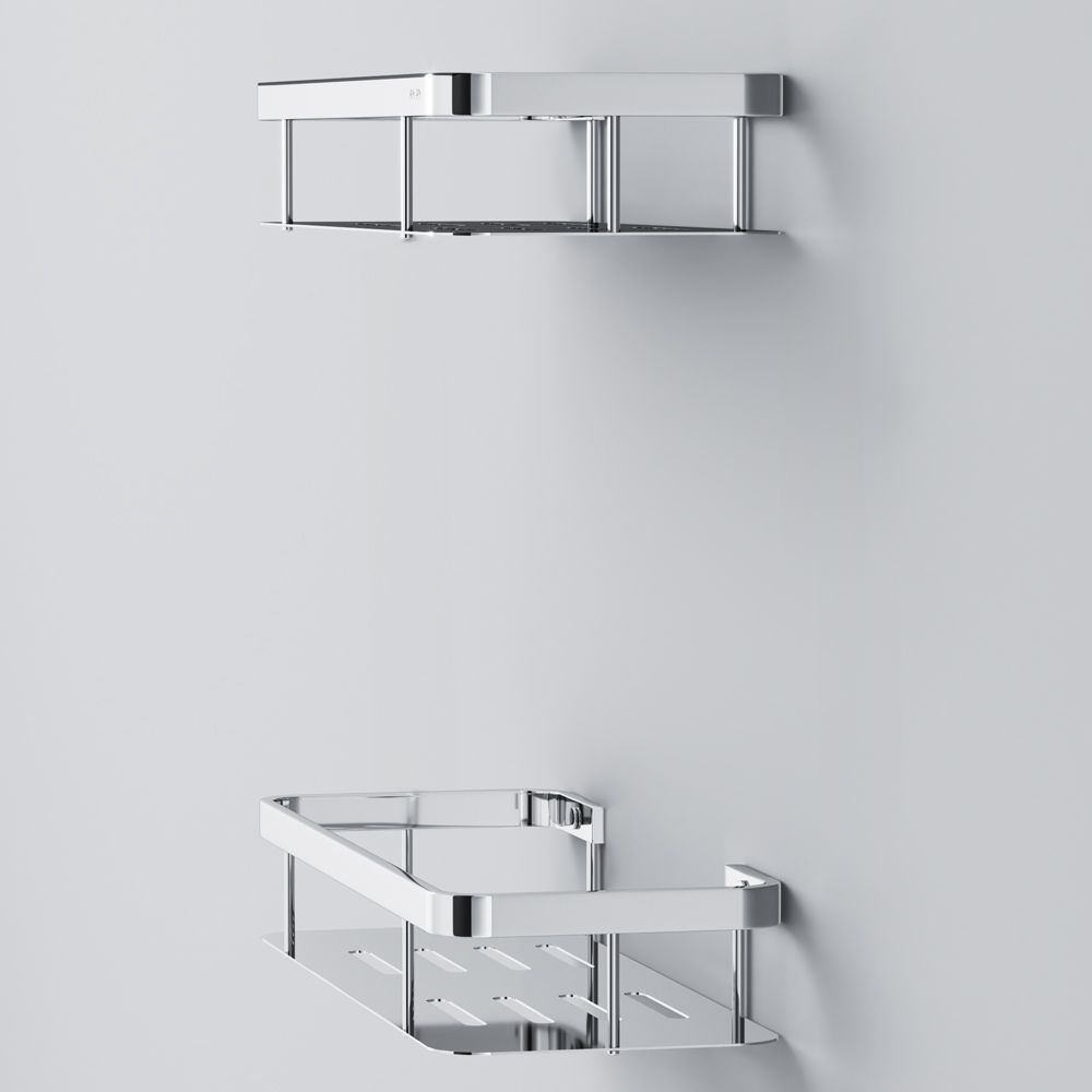 A7453200 Sense L Полка для душа прямая двухъярусная, хром, шт A7453200 Sense L Полка для душа прямая двухъярусная, хром, шт