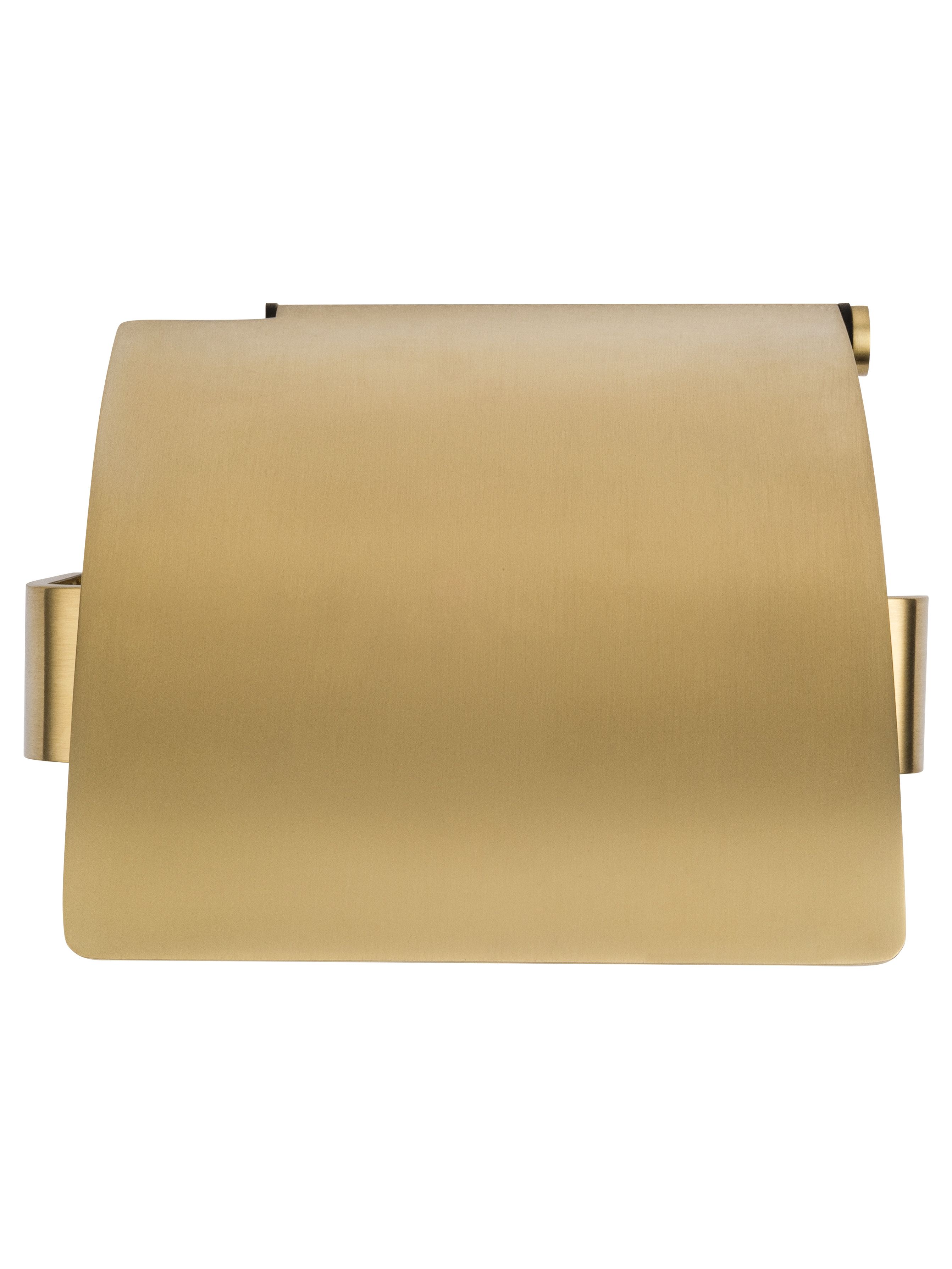 Держатель для туалетной бумаги с крышкой WONZON & WOGHAND LOTTE, Брашированное золото (WW-8326-BG)