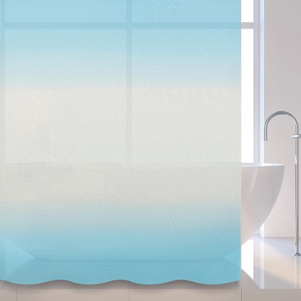 Штора для ванной комнаты Savol S-2D18A, плавный переход цветов